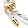Leather Braided Cord Bracelets BJEW-G675-06G-06-3