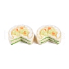 Opaque Resin Imitation Food Decoden Cabochons CRES-I032-02A-1