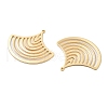 Brass Pendants KK-V003-13-2