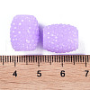 Opaque Resin European Jelly Colored Beads RESI-B025-02A-01-3