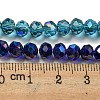 Electroplate Glass Beads Strands EGLA-A034-T6mm-I-3