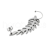 304 Stainless Steel Cuff Earrings for Girl Women Gift EJEW-B042-04P-B-3