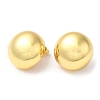 Rack Plating Brass Half Round Stud Earrings EJEW-Q766-07G-1