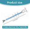 2Pcs Polyester & Spandex Cord Pendant Decorations HJEW-FH00034-2