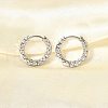 Non-Tarnish 304 Stainless Steel Grooved Hoop Earrings EJEW-M218-01A-P-4