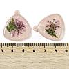 Epoxy Resin Pendants RESI-S09-01I-RS-3