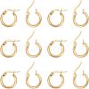 Unicraftale 304 Stainless Steel Huggie Hoop Earrings EJEW-UN0001-23-1