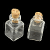 Cuboid Glass Bottle for Bead Containers X1-AJEW-R045-05-2