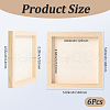DIY Children Wood Decoration Clay Picture Frame WOOD-WH20008-07H-2