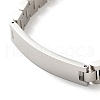 304 Stainless Steel Bracelets BJEW-I129-I-P-2