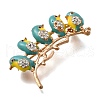 Zinc Alloy Enamel Rhinstone Brooches JEWB-V001-03A-02-2