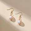 Mother's Day Jewellery Natural Pearl Dangle Earrings EJEW-JE05167-02-2