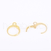 Brass Leverback Earring Findings KS-TAC0003-12G-2