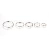 Iron Loose Leaf Book Binder Hinged Rings IFIN-T004-01P-1