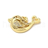 Brass Micro Pave Cubic Zirconia Pendants FIND-Z023-02D-2