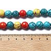 Synthetic Turquoise Beads Strands G-L620-A02-10mm-5