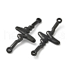 304 Stainless Steel Connector Charms STAS-Q362-07B-B-2
