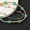 Natural Gemstone Bracelets BJEW-D330-01G-3