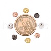 Brass Flower Bead Caps X-KK-O043-02-2