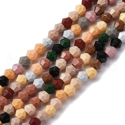 Handmade Lampwork Beads Strands LAMP-R020-02D-1