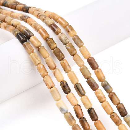 Natural Yellow Opal Beads Strands G-N346-01A-08-1