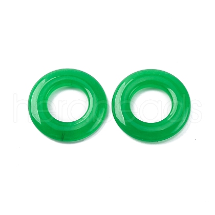 Natural Malaysia Jade Linking Rings G-H001-36-1