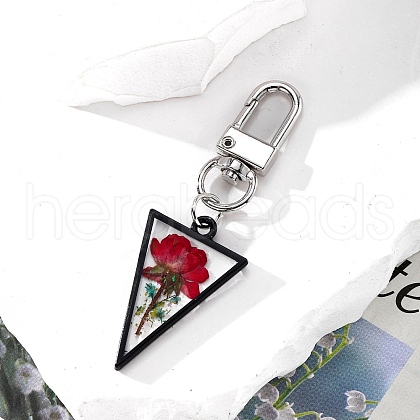 Epoxy Resin Dried Flower Pendant Decorations PW-WG14EC9-02-1