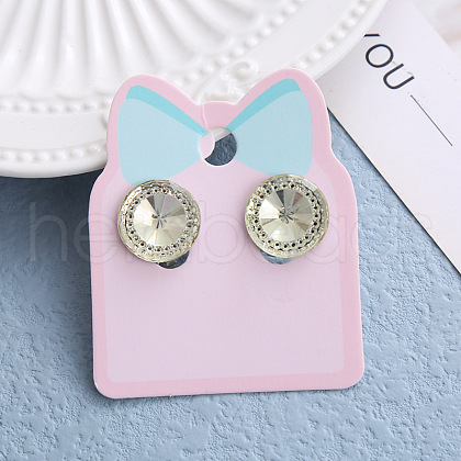 Alloy Plastic Clip-on Earrings for Kid WG9F41F-05-1