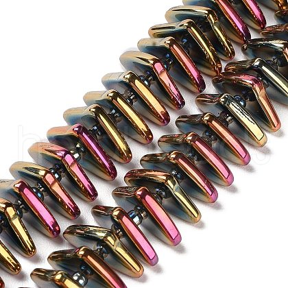 Electroplate Glass Beads Strands GLAA-K061-04A-FB01-1