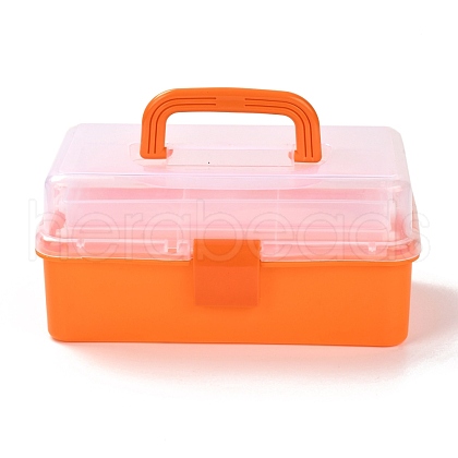 Rectangle Portable PP Plastic Storage Box CON-D007-01B-1