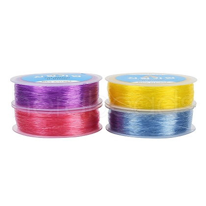 Korean Round Crystal Elastic Stretch Thread EW-Z002-01-0.6mm-1