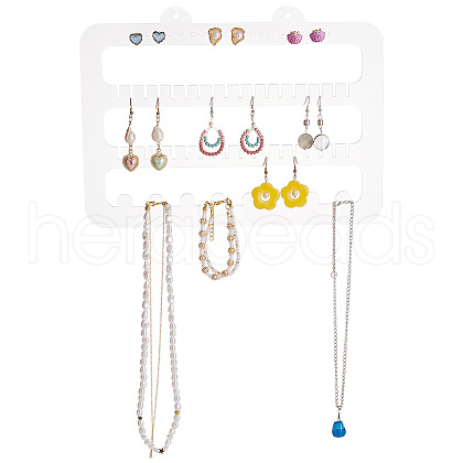 Acrylic Wall Mounted Earring Display Stands EDIS-WH0016-039A-1