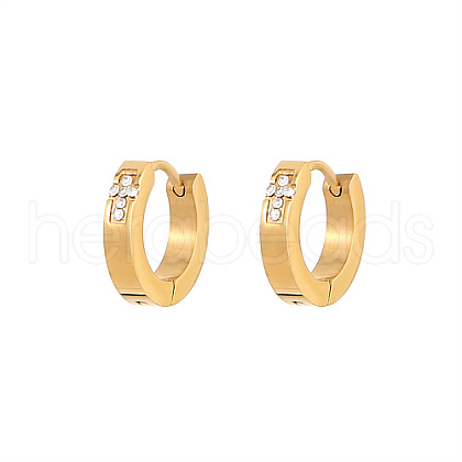 304 Stainless Steel Hoop Earrings FM1082-1