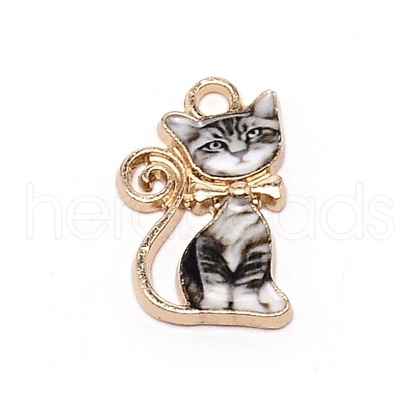 Alloy Enamel Pendants ENAM-CJC0006-05LG-1
