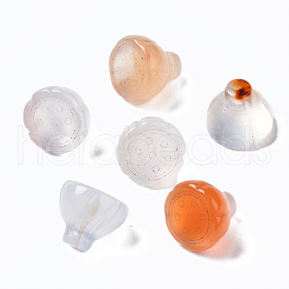 Natural Chalcedony Charms G-N336-004-B01-1