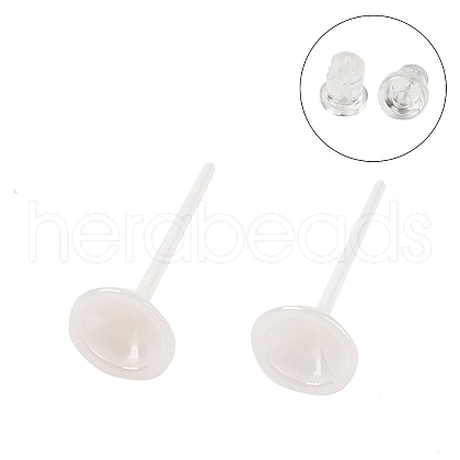 Hypoallergenic Bioceramics Zirconia Ceramic Stud Earrings EJEW-C111-03C-1