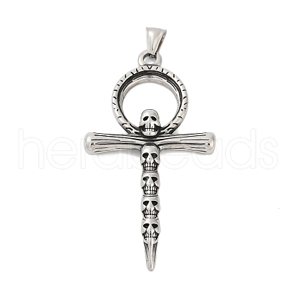 316 Surgical Stainless Steel Big Pendants STAS-D304-28AS-1