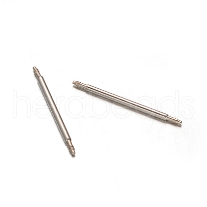 Tarnish Resistant Stainless Steel Double Flanged Spring Bar Watch Strap Pins STAS-M231-07-1