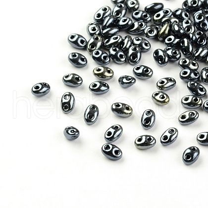 2-Hole Seed Beads GLAA-R159-607-1