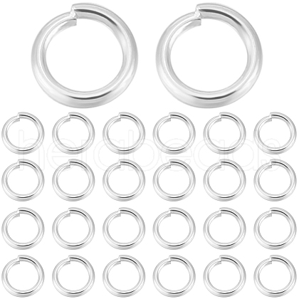 Beebeecraft 300Pcs 304 Stainless Steel Jump Rings STAS-BBC0004-98C-1