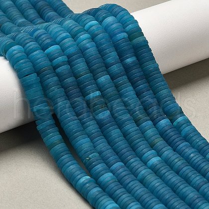 Natural White Jade Beads Strands G-P575-B14-6x1mm-08-1