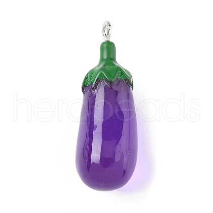 Opaque Resin Pendants RESI-G107-04I-1