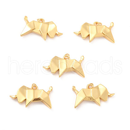Rack Plating Brass Pendants KK-B052-14G-1