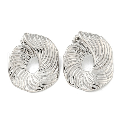 Tarnish Resistant 304 Stainless Steel Stud Earrings for Women EJEW-A108-11P-1