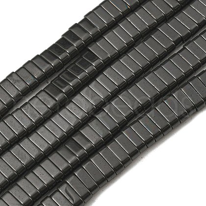 Electroplated Non-magnetic Synthetic Hematite Beads Strands G-C106-B02-14A-1