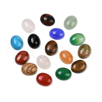 Gemstone Cabochons G-H1596-10x8x4mm-M-1