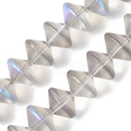 Electroplate Glass Beads Strands EGLA-G038-01A-HR02-1