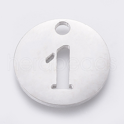 Non-Tarnish 304 Stainless Steel Pendants X-STAS-F233-01-P-1