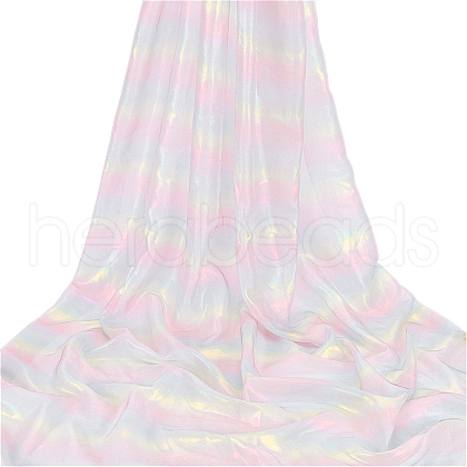 Rainbow Polyester Fabric DIY-WH0888-015-1