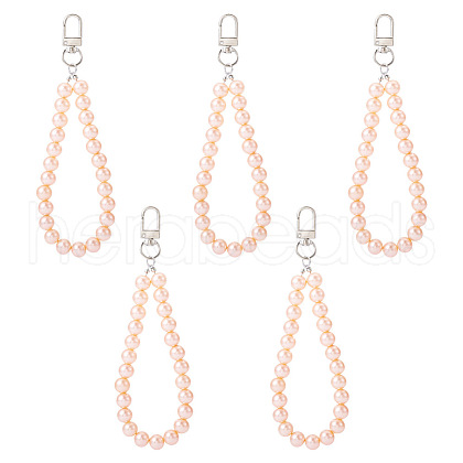 Plastic Beads Pendant Decorations HJEW-TAC0064-01-1